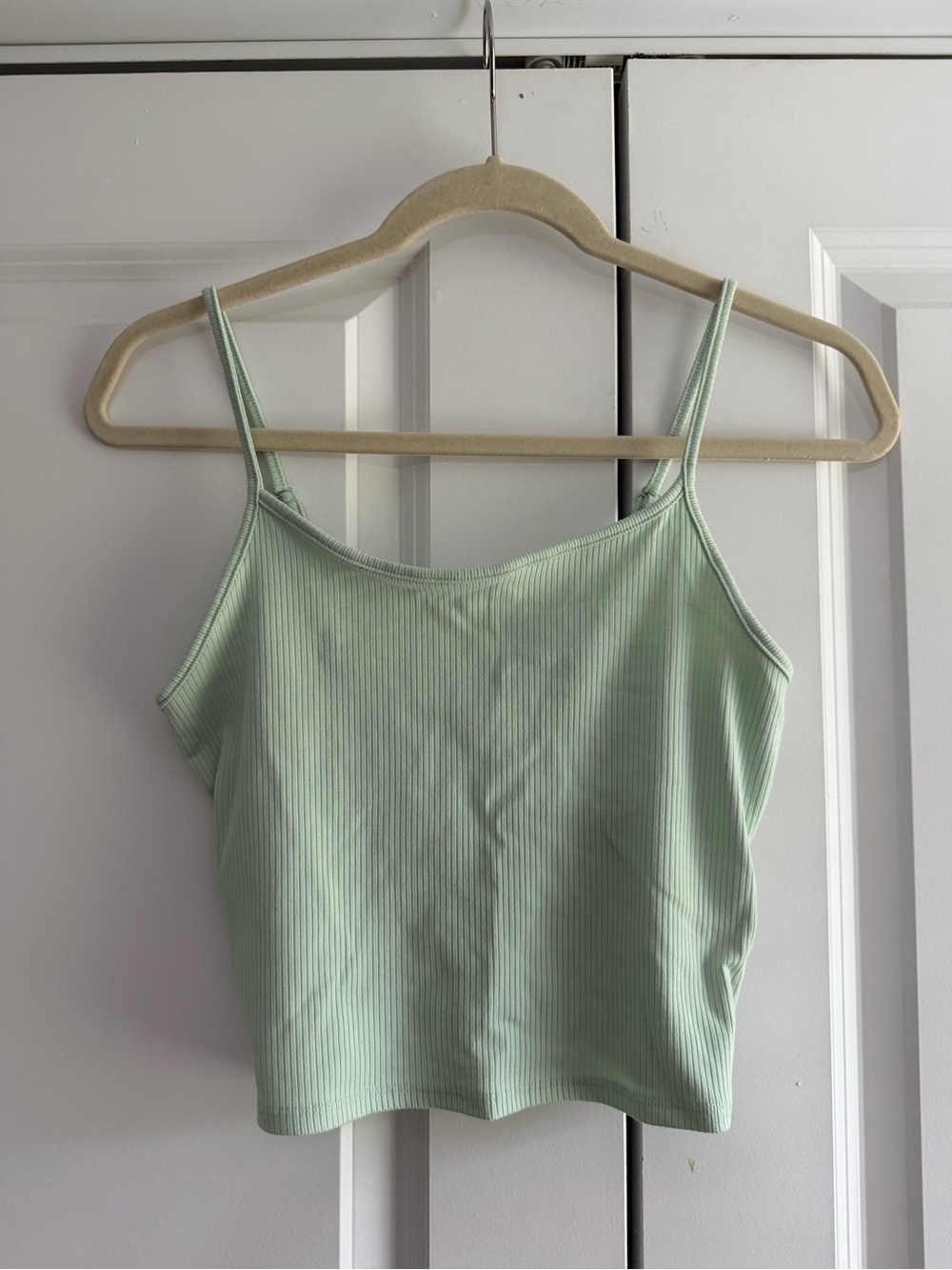 AE Ribbed Spaghetti Strap Tank Top - Light Mint